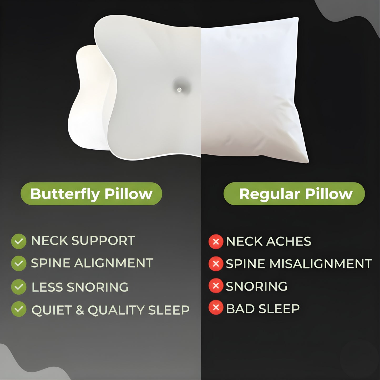 Ergonomic Cervical Neck Pillow