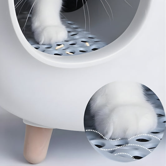 Minimalist Enclosed Cat Litter Box